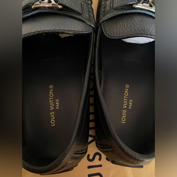 NWOT Louis Vuitton LV Hockenheim Black Men’s Moccasin/Loafer US9 EU42 UK8 - Picture 7 of 10